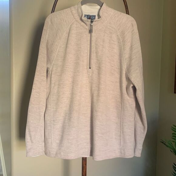 Tommy Bahama Reversible Half Zip - Picture 1 of 7